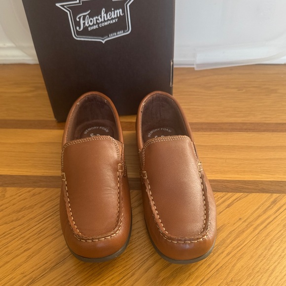 Florsheim Men\'s Tan Leather Slip-Ons
